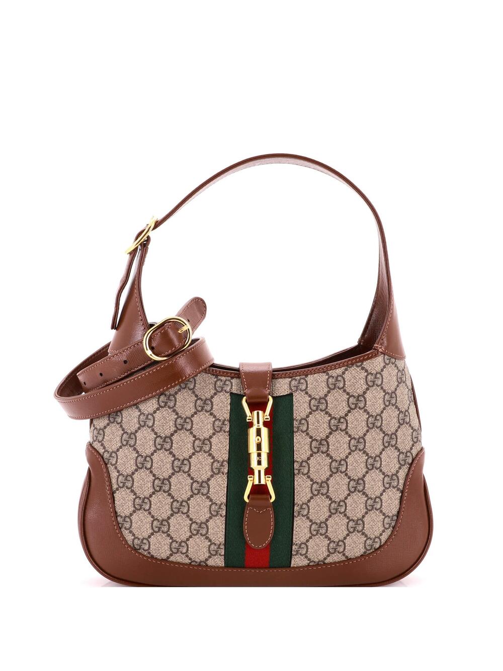 Gucci Jackie Hobo Gg Coated Canvas #348107G23B